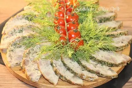Ветчина из курицы и индейки