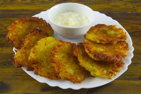 Настоящие картофельные драники без муки и яиц