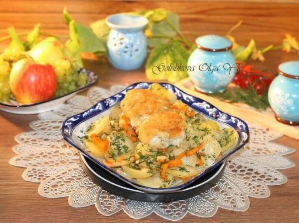 Минтай в пергаменте и со сливочным вкусом