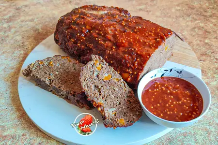 Мясной рулет в пряной глазури