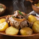 Тушеная картошка с мясом рецепт