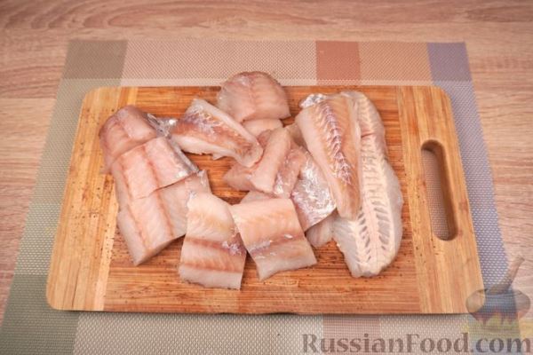 Рыба, запечённая под соусом тартар